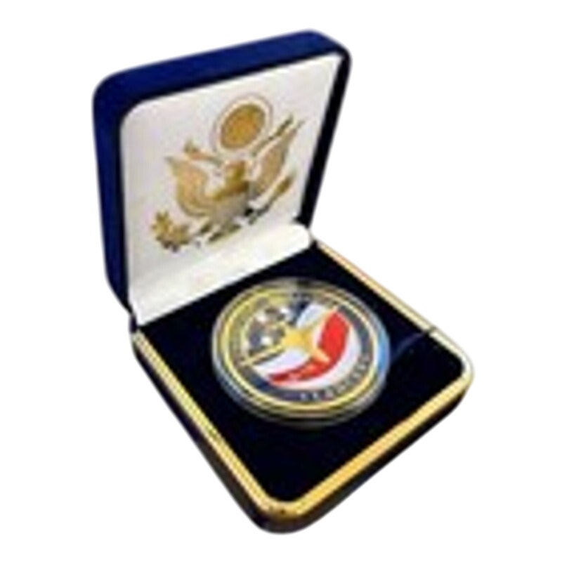 Department of Energy (DOE) Challenge Coin With Blue Velvet Case. Fast Shipping!