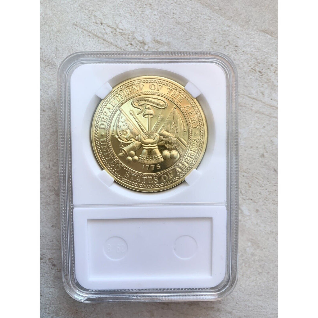 DoD US ARMY Combat Corps of Engineers Challenge Coin with Case!