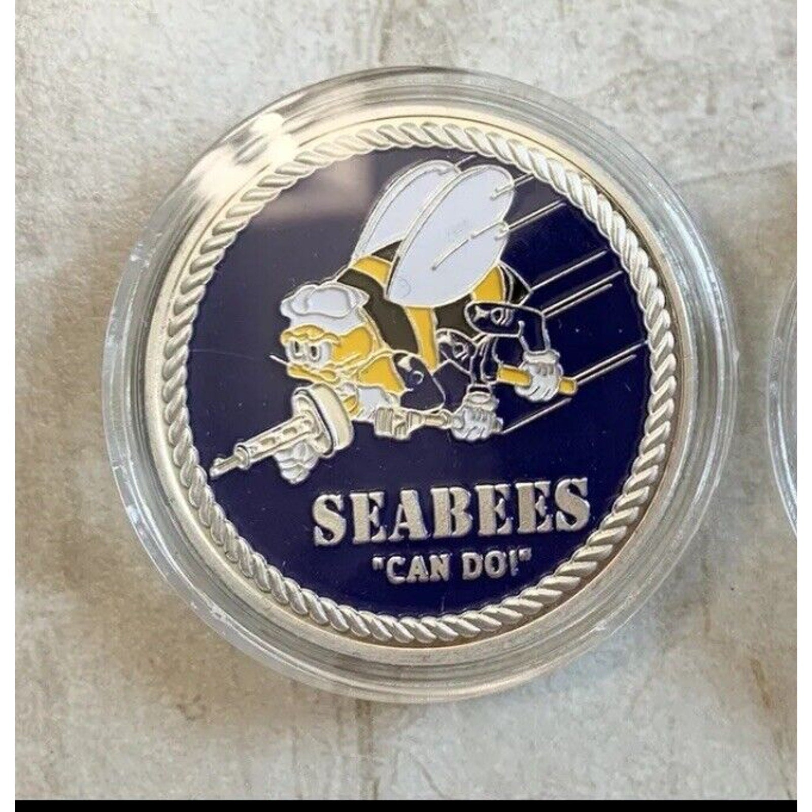 US NAVY SEABEES "CAN DO!" Challenge Coin - Fast Shipping USN