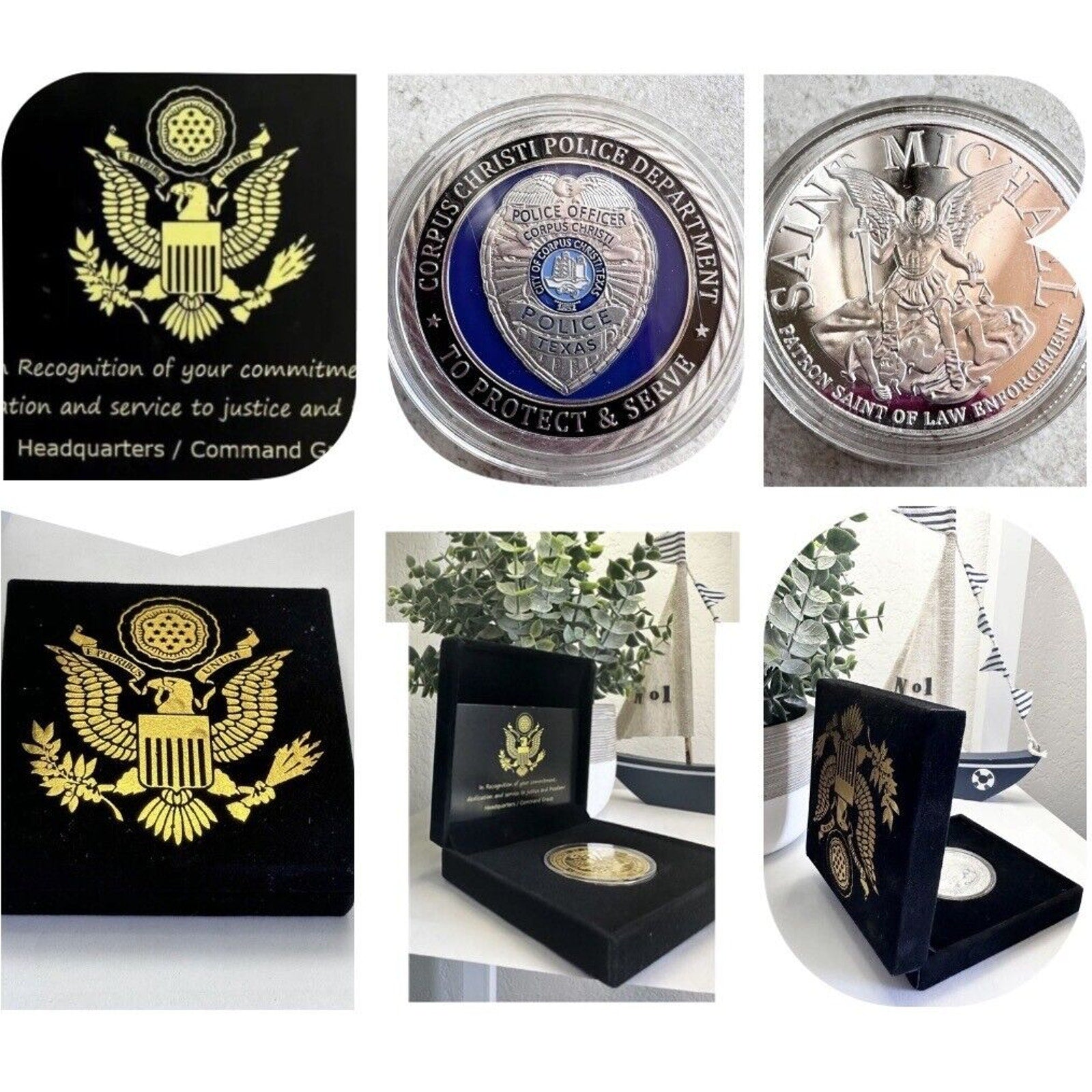 Corpus Christi Texas Police Department To Protect and Serve Challenge Coin USA