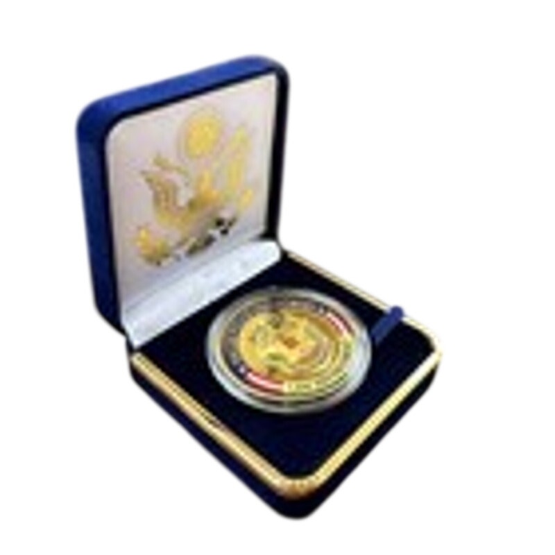 Department of Energy (DOE) Challenge Coin With Blue Velvet Case. Fast Shipping!