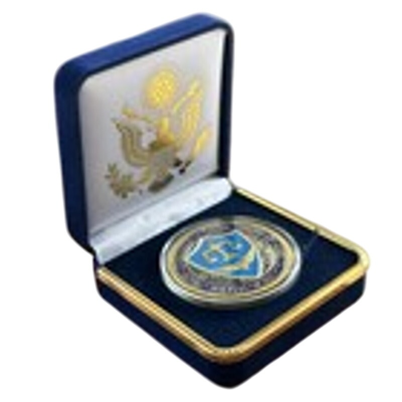 Department of Energy (DOE) Challenge Coin With Blue Velvet Case. Fast Shipping!