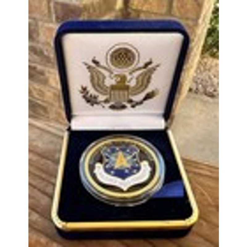 Department of Energy (DOE) Challenge Coin With Blue Velvet Case. Fast Shipping!