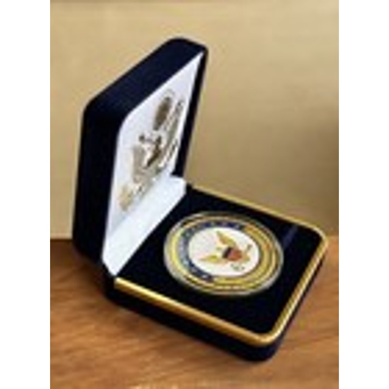 Department of Energy (DOE) Challenge Coin With Blue Velvet Case. Fast Shipping!