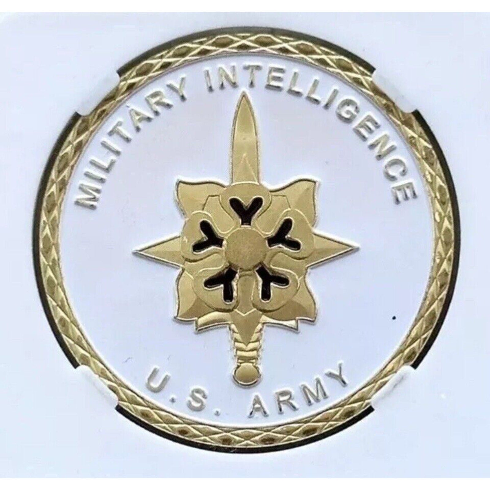 Army MI Military Intelligence Challenge Coin