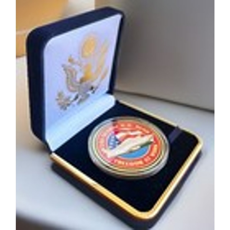 Department of Energy (DOE) Challenge Coin With Blue Velvet Case. Fast Shipping!