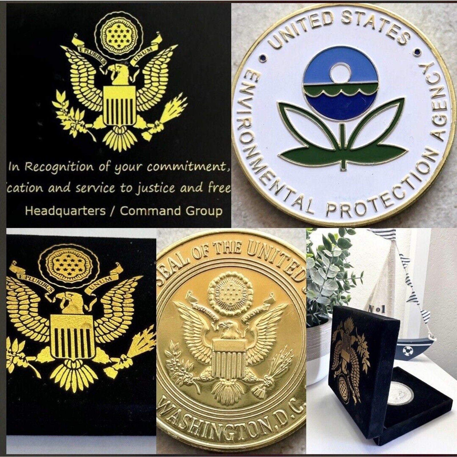 ENVIRONMENTAL PROTECTION AGENCY (EPA) Challenge Coin USA