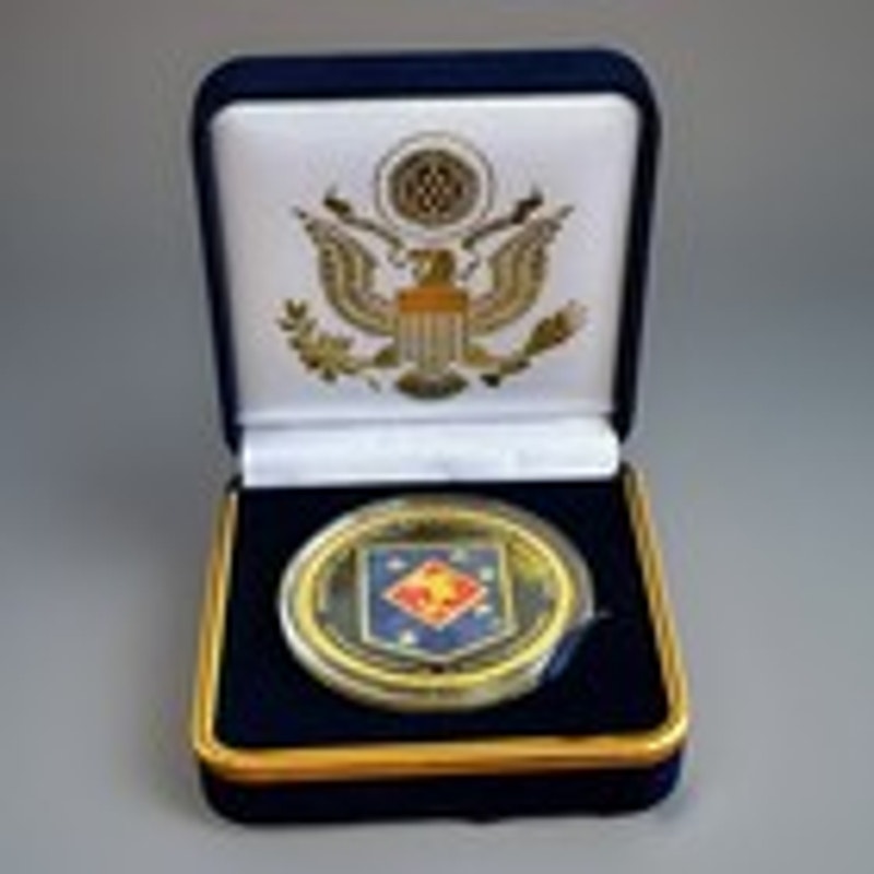 Department of Energy (DOE) Challenge Coin With Blue Velvet Case. Fast Shipping!