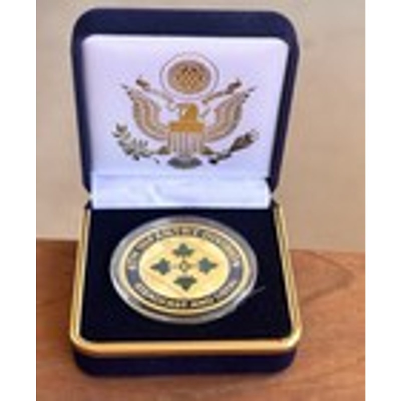 Department of Energy (DOE) Challenge Coin With Blue Velvet Case. Fast Shipping!