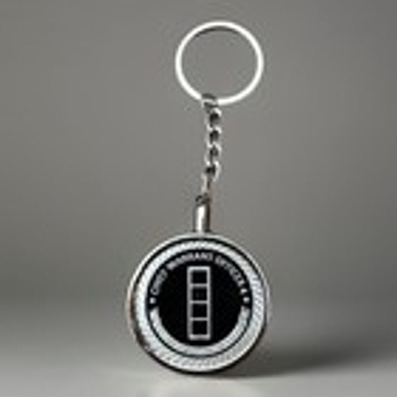 ARMY CHIEF WARRANT OFFICER 4 CHALLENGE COIN KEYCHAIN. Fast Shipping!