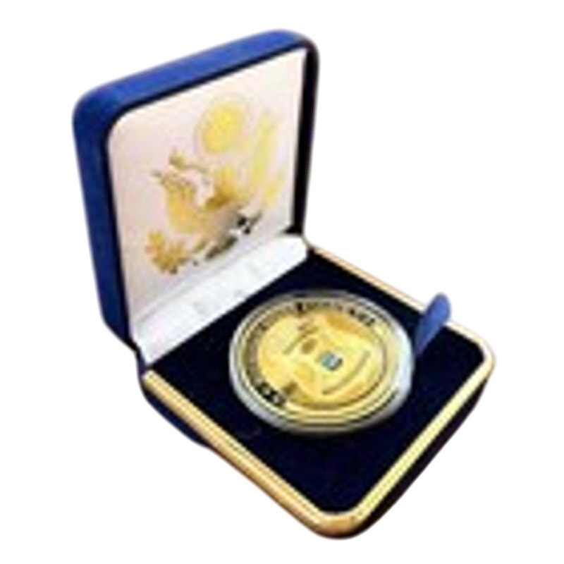 Department of Energy (DOE) Challenge Coin With Blue Velvet Case. Fast Shipping!