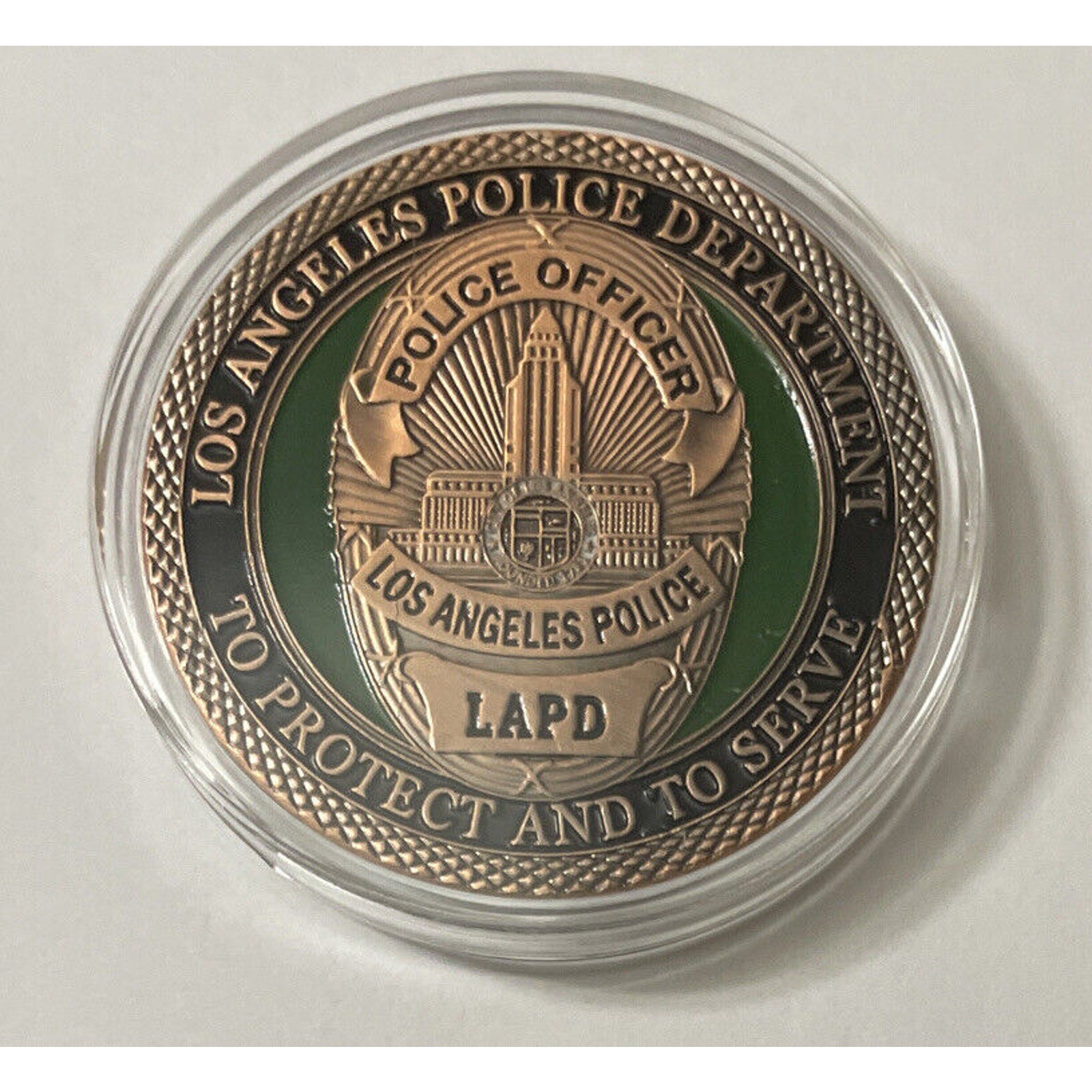 LAPD - Collectable Challenge Coin Limited With Retirement Award