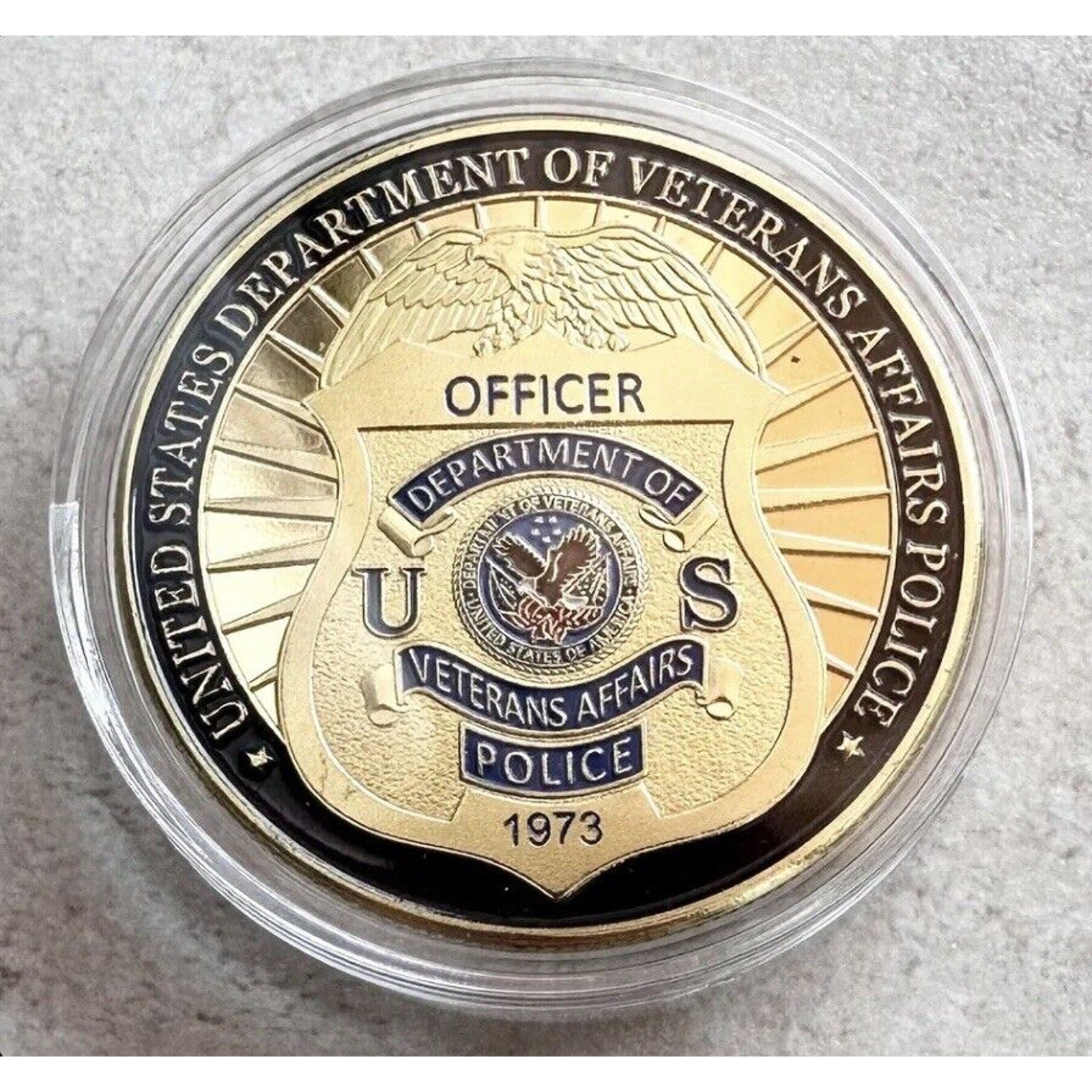 VA Officer Agent U S Dept of Veterans Affairs Police Challenge Coin