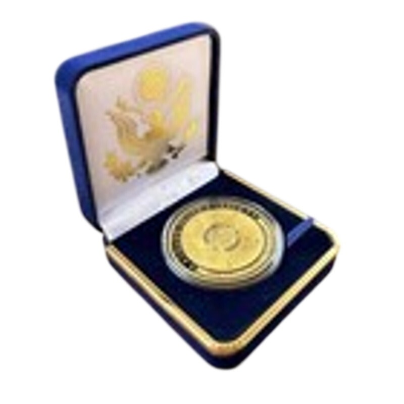 Department of Energy (DOE) Challenge Coin With Blue Velvet Case. Fast Shipping!