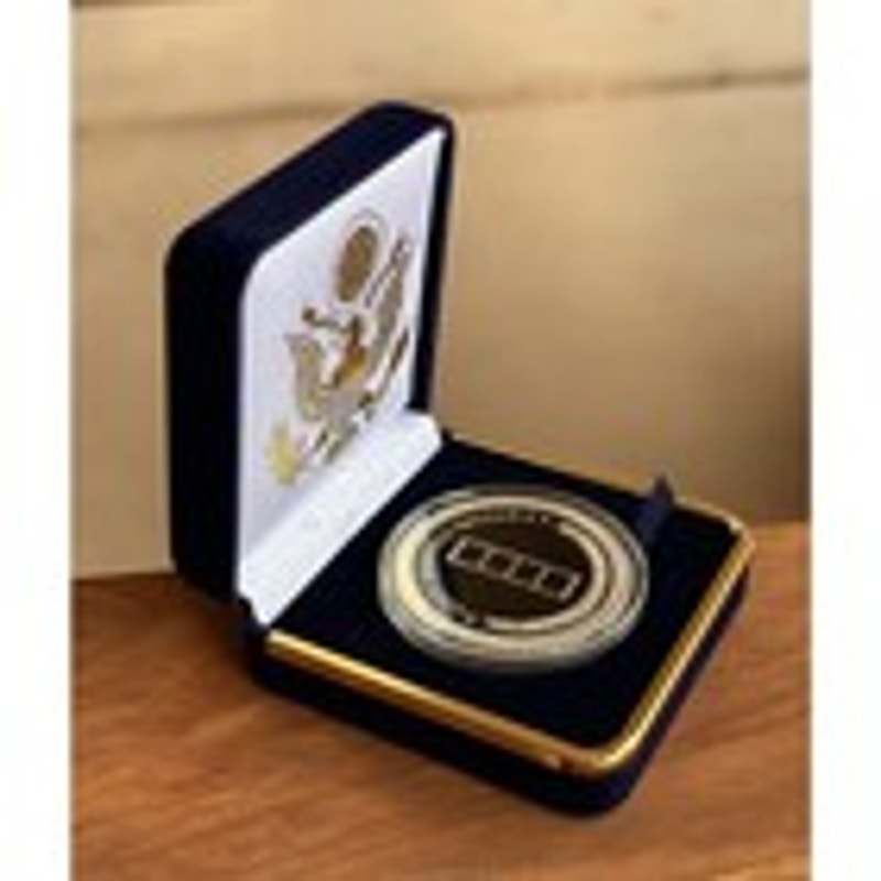 Department of Energy (DOE) Challenge Coin With Blue Velvet Case. Fast Shipping!
