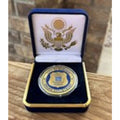 Department of Energy (DOE) Challenge Coin With Blue Velvet Case. Fast Shipping!