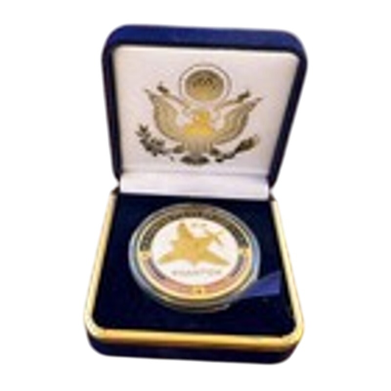 Department of Energy (DOE) Challenge Coin With Blue Velvet Case. Fast Shipping!