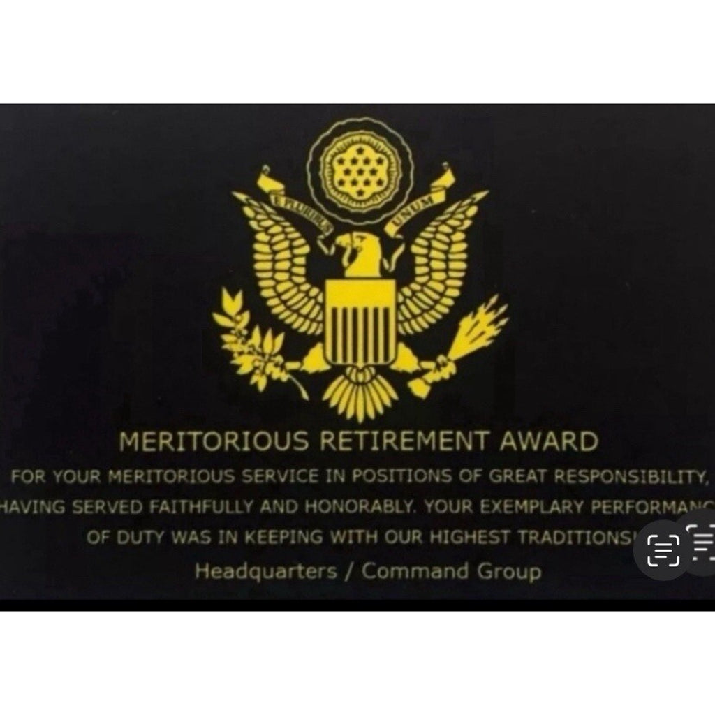 CITY OF HOUSTON Police Dept. Challenge Coin With Retirement Award