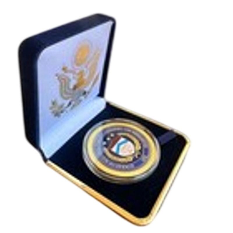 Department of Energy (DOE) Challenge Coin With Blue Velvet Case. Fast Shipping!