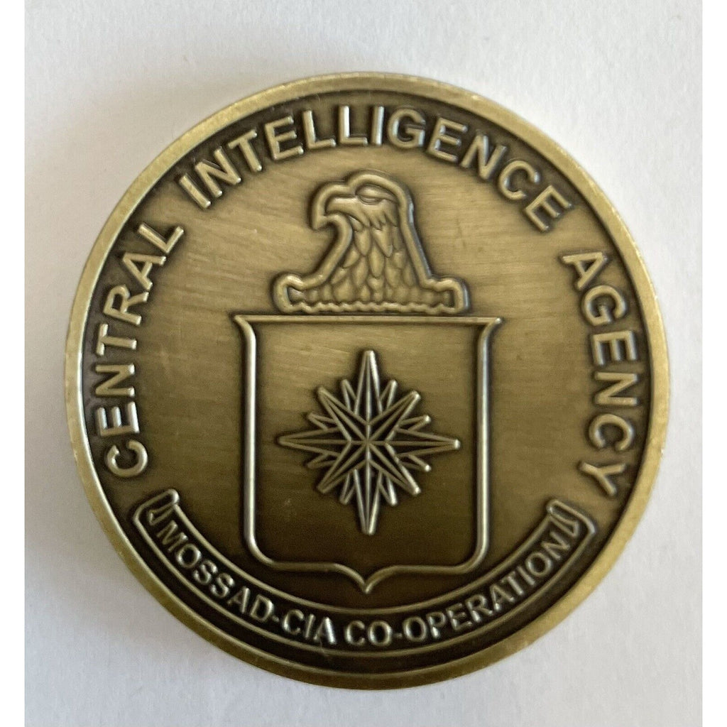 ISRAELI INTELL MOSSAD, CIA Secret Joint Counterterrorism Cooperation Coin
