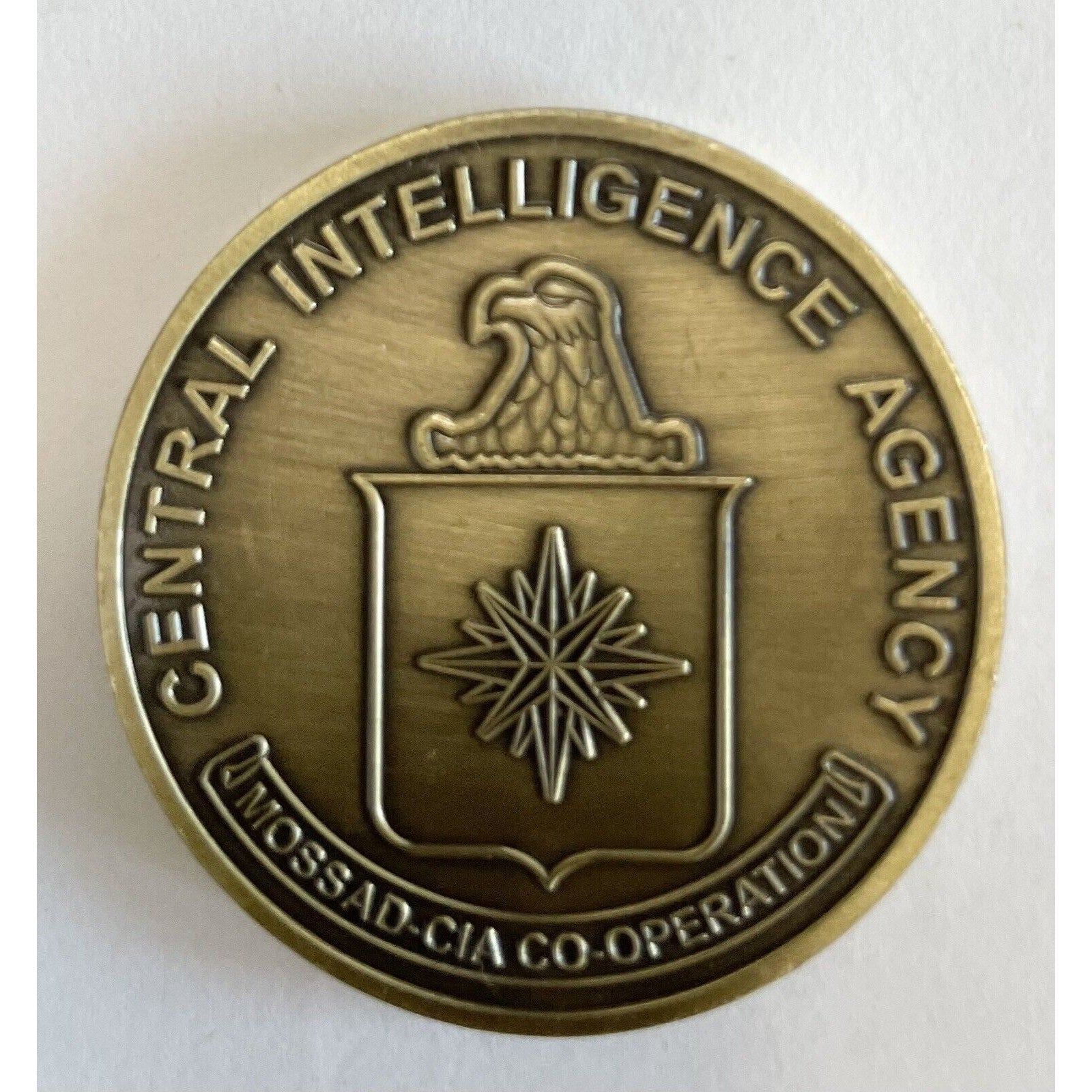 ISRAELI INTELL MOSSAD, CIA Secret Joint Counterterrorism Cooperation Coin