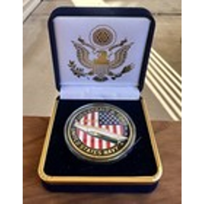 Department of Energy (DOE) Challenge Coin With Blue Velvet Case. Fast Shipping!