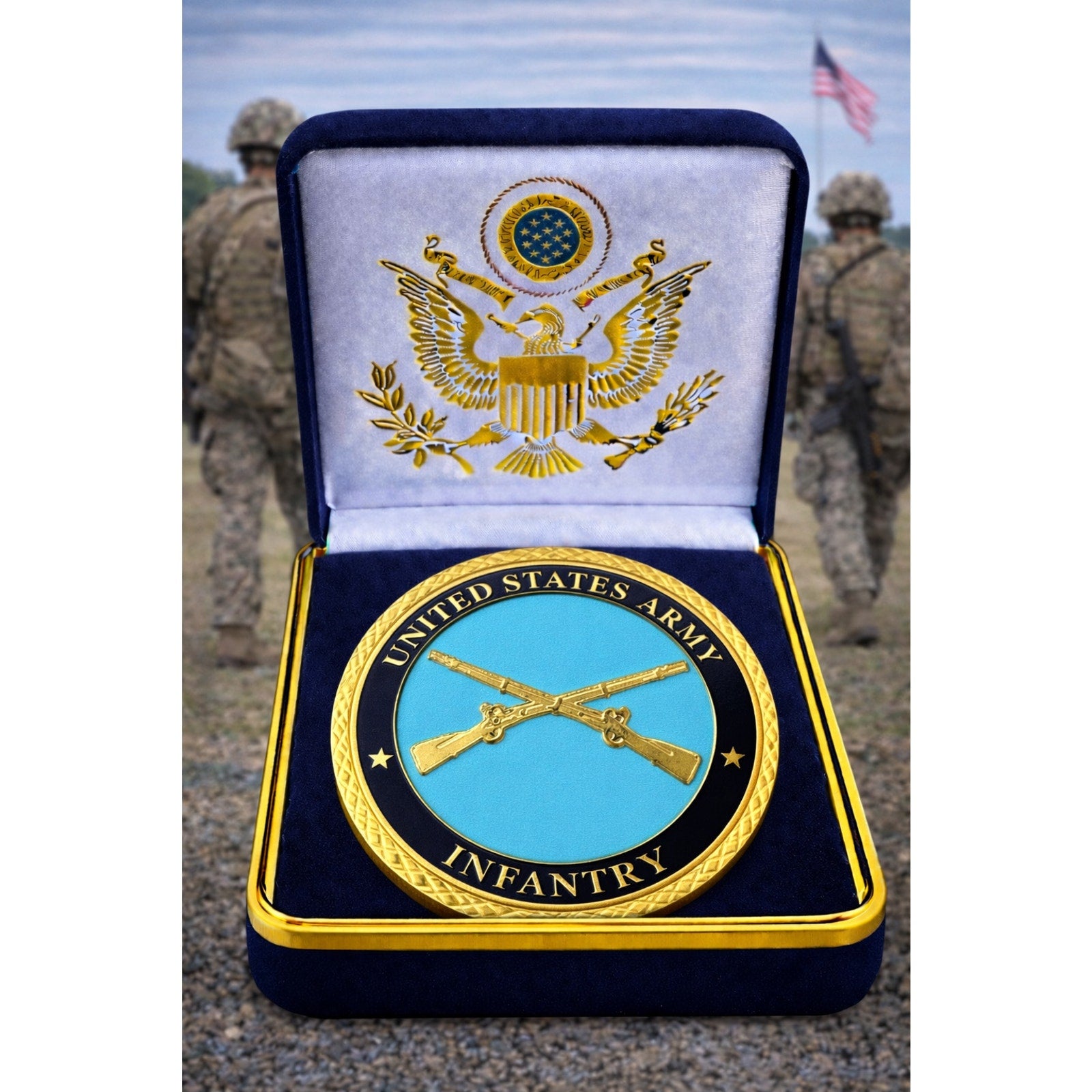 U.S. Army Infantry Challenge Coin ·FAST SHIPPING· ·NEW·