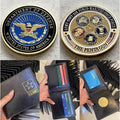 United States DOD-Pentagon Army with Credential coin holder wallet