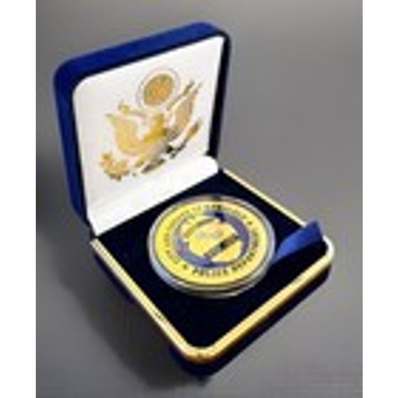 Department of Energy (DOE) Challenge Coin With Blue Velvet Case. Fast Shipping!