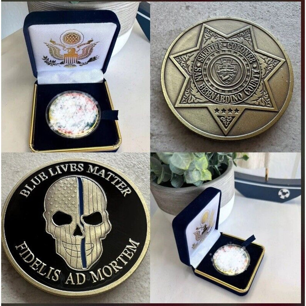 San Bernardino Police Officers County CA Sheriff Coroner Presidential Gift Box