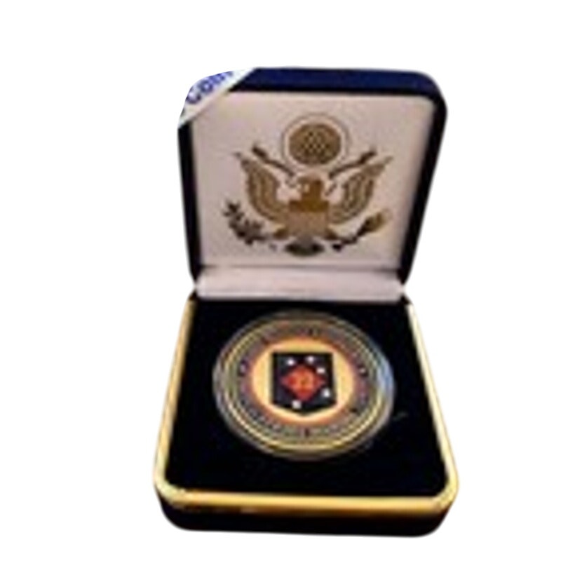 Department of Energy (DOE) Challenge Coin With Blue Velvet Case. Fast Shipping!