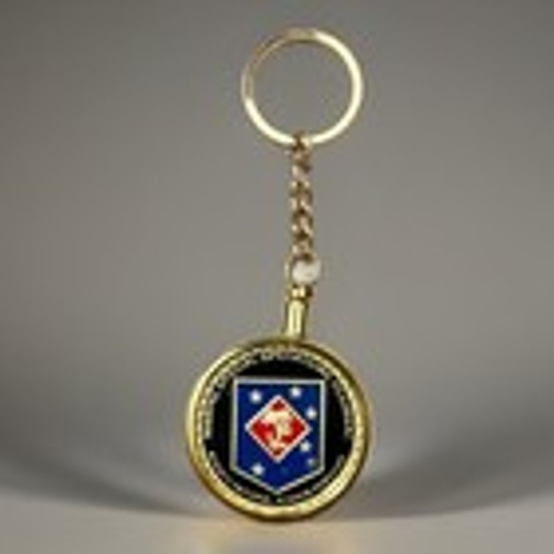 US MARINE CORPS SPECIAL OPERATIONS REGIMENT Challenge Coin Keychain.