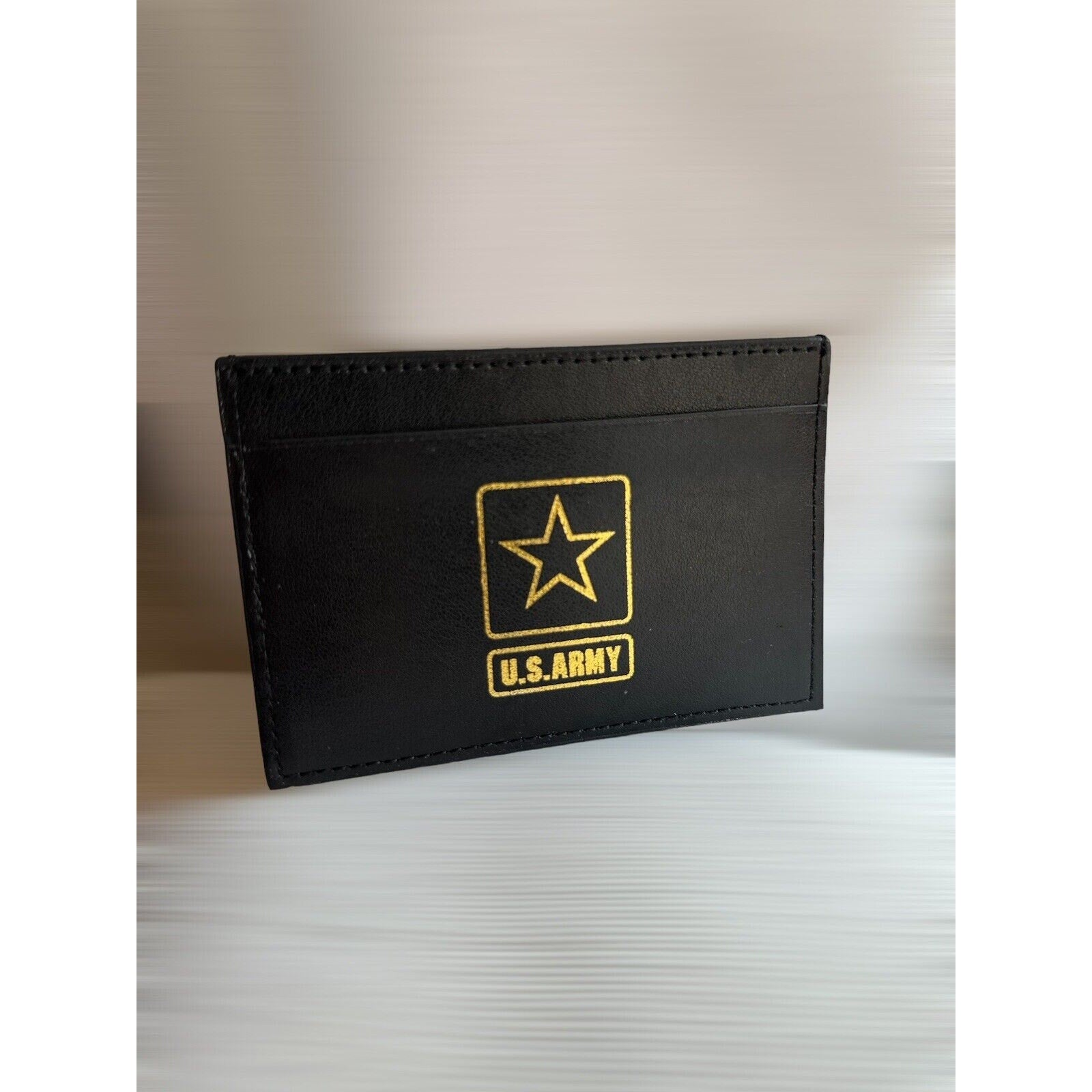 US Army Soldier’s Military ID Card Credit Cards Wallet (Black)