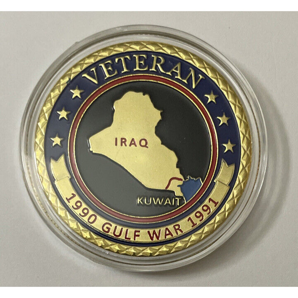 Persian Gulf War IRSQ Veteran Challenge Coin - USA