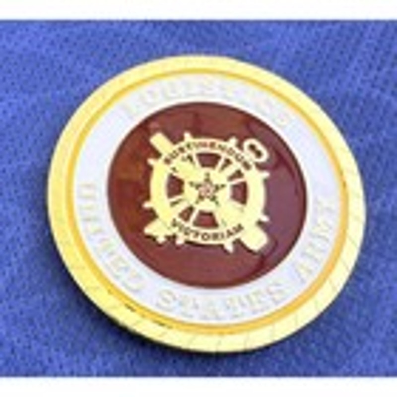 UNITED STATES ARMY - Logistics Corps Challenge Coin Keychain. Fast Shipping