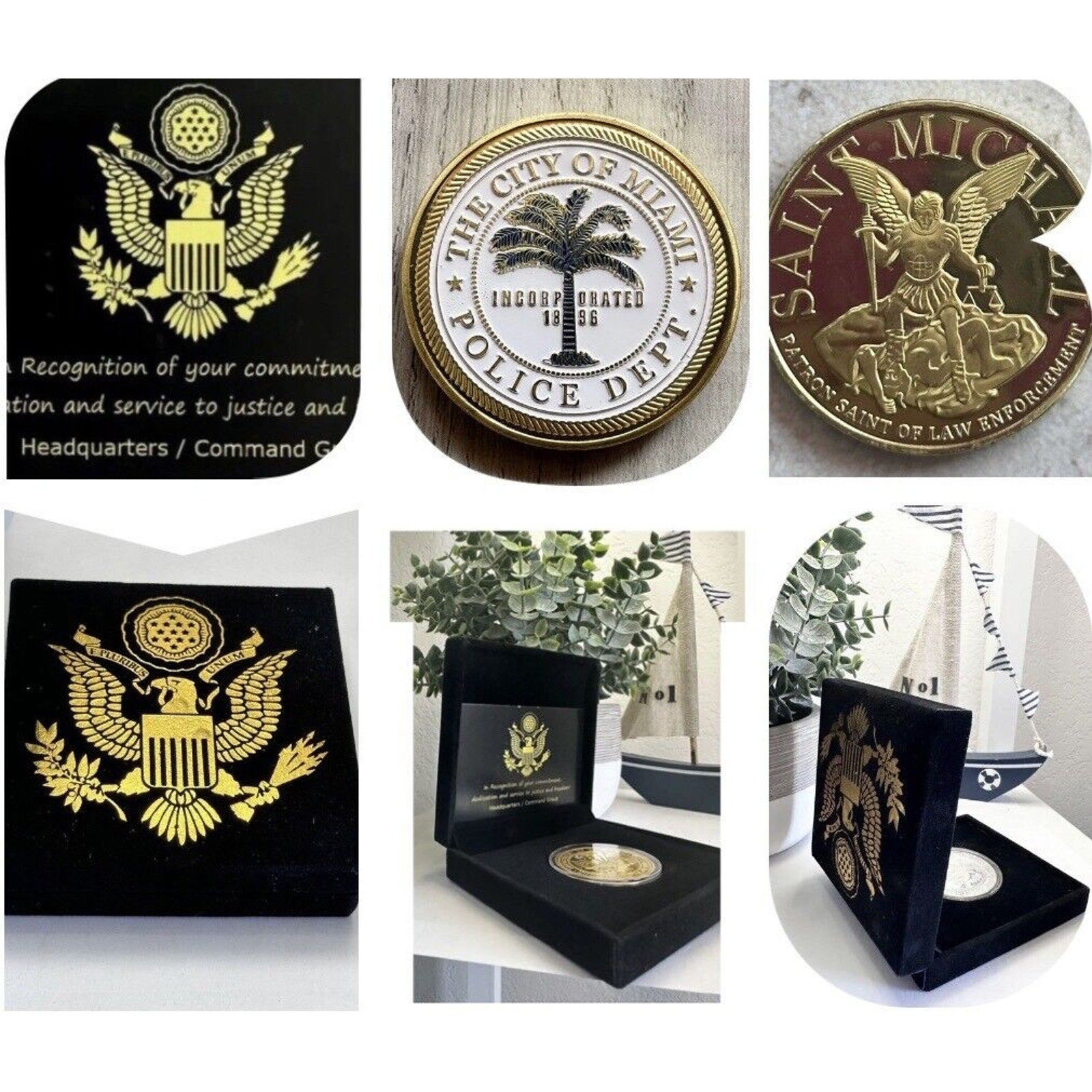 CITY OF MIAMI Police Dept. Challenge Coin USA