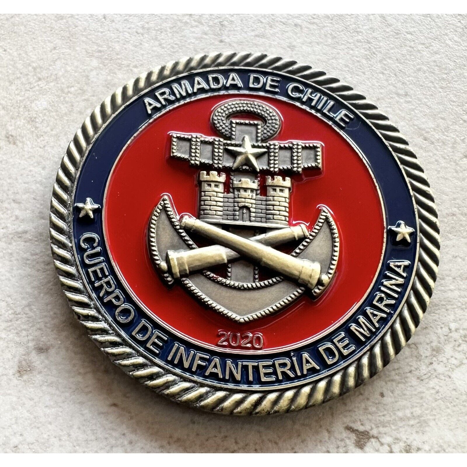 Armada De Chile Cuerpo De Infanteria De Marina Conductores Im Challenge Coin