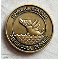 USN Navy aviation Base Challenge Coin NAS Pensacola FL USA