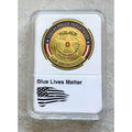 DALLAS TEXAS POLICE DEPARTMENT GOLD FINISH Challenge Coin 40mm New! With Case