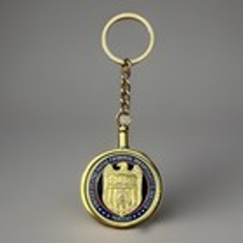 U S NAVAL CRIMINAL INVESTIGATIVE SERVICE Challenge Coin Keychain. Fast Shipping!