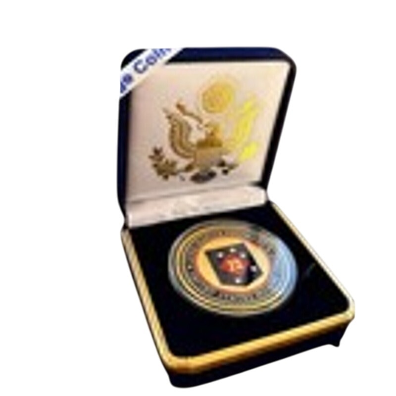 Department of Energy (DOE) Challenge Coin With Blue Velvet Case. Fast Shipping!
