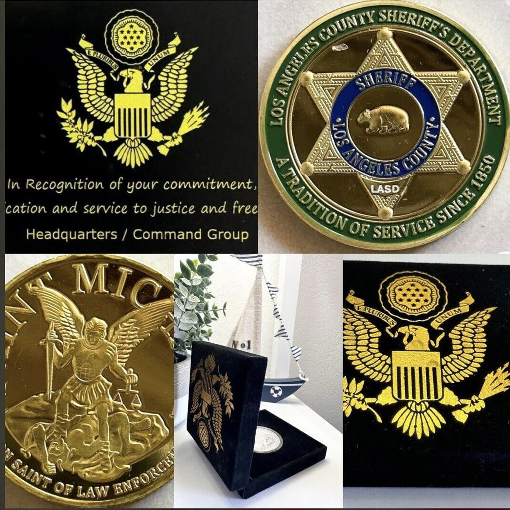 Los Angeles LA county sheriff LASD Police challenge coin USA