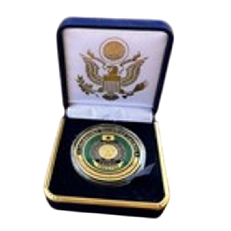 Department of Energy (DOE) Challenge Coin With Blue Velvet Case. Fast Shipping!