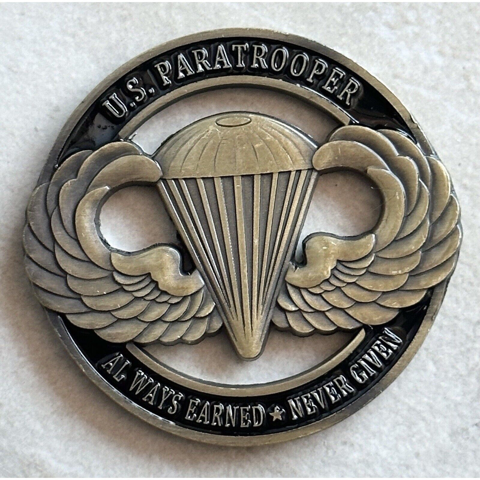lot of 4 x US Paratrooper Army 82 Nd Airborne Proud coin