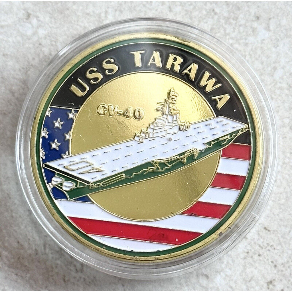 US NAVY - USS TARAWA / CV-40 Challenge Coin USN