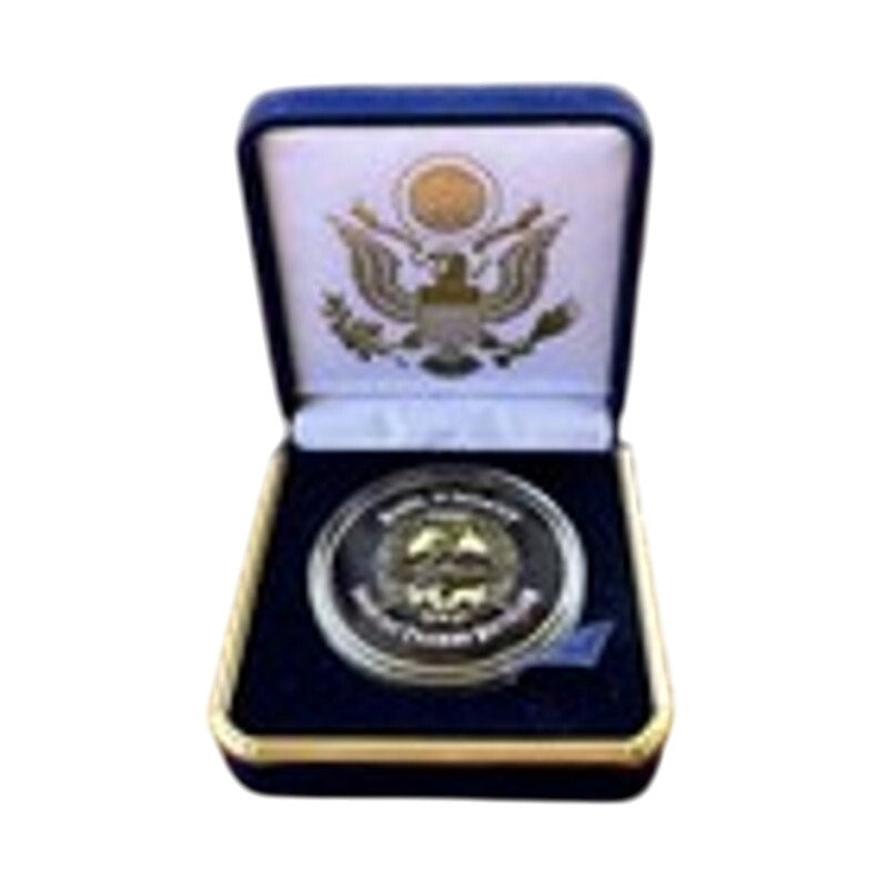 Department of Energy (DOE) Challenge Coin With Blue Velvet Case. Fast Shipping!