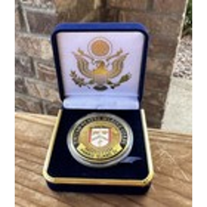 Department of Energy (DOE) Challenge Coin With Blue Velvet Case. Fast Shipping!