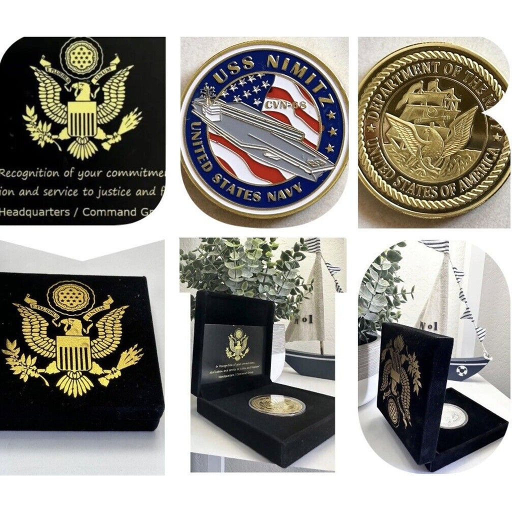 US NAVY - USS NIMITZ CVN-68 Challenge Coin USN