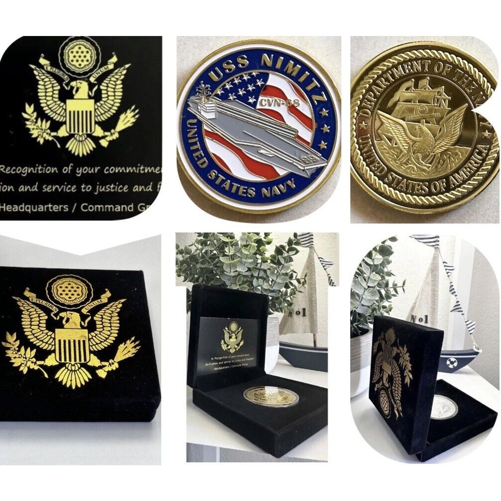 US NAVY - USS NIMITZ CVN-68 Challenge Coin USN