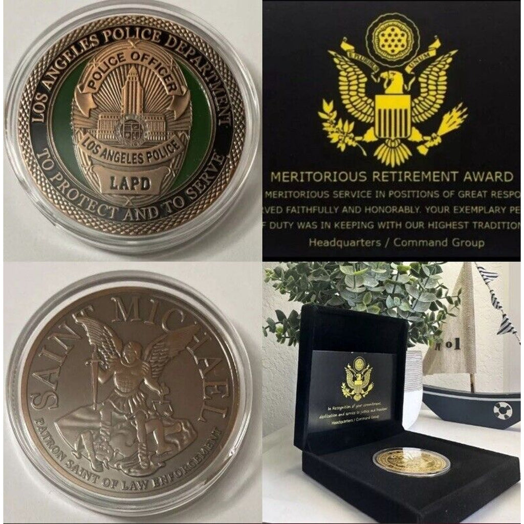 LAPD - Collectable Challenge Coin Limited With Retirement Award